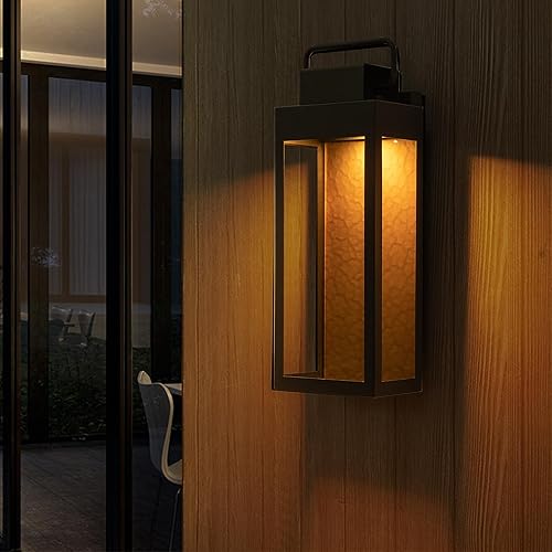 Miniatura 5 de Lámpara LED para exteriores, modernas luces de pared exteriores para casa, luz exterior negra para montaje en pared, luces grandes para porche