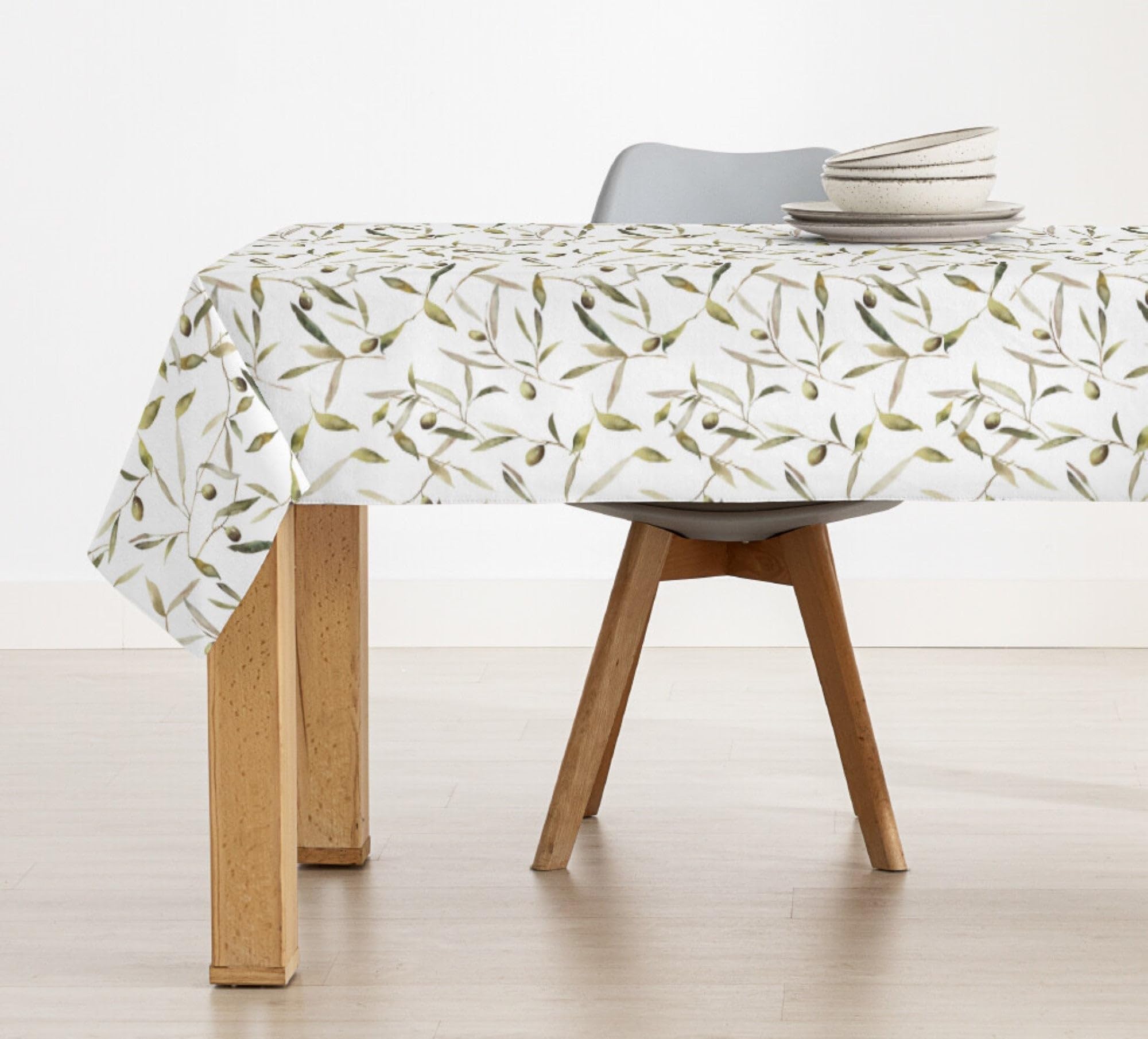 Ventes Flash Noël : BELUM Nappe Anti-taches, Taille 100 X 155 Cm - Nappe Au Toucher Extra Pas Cher