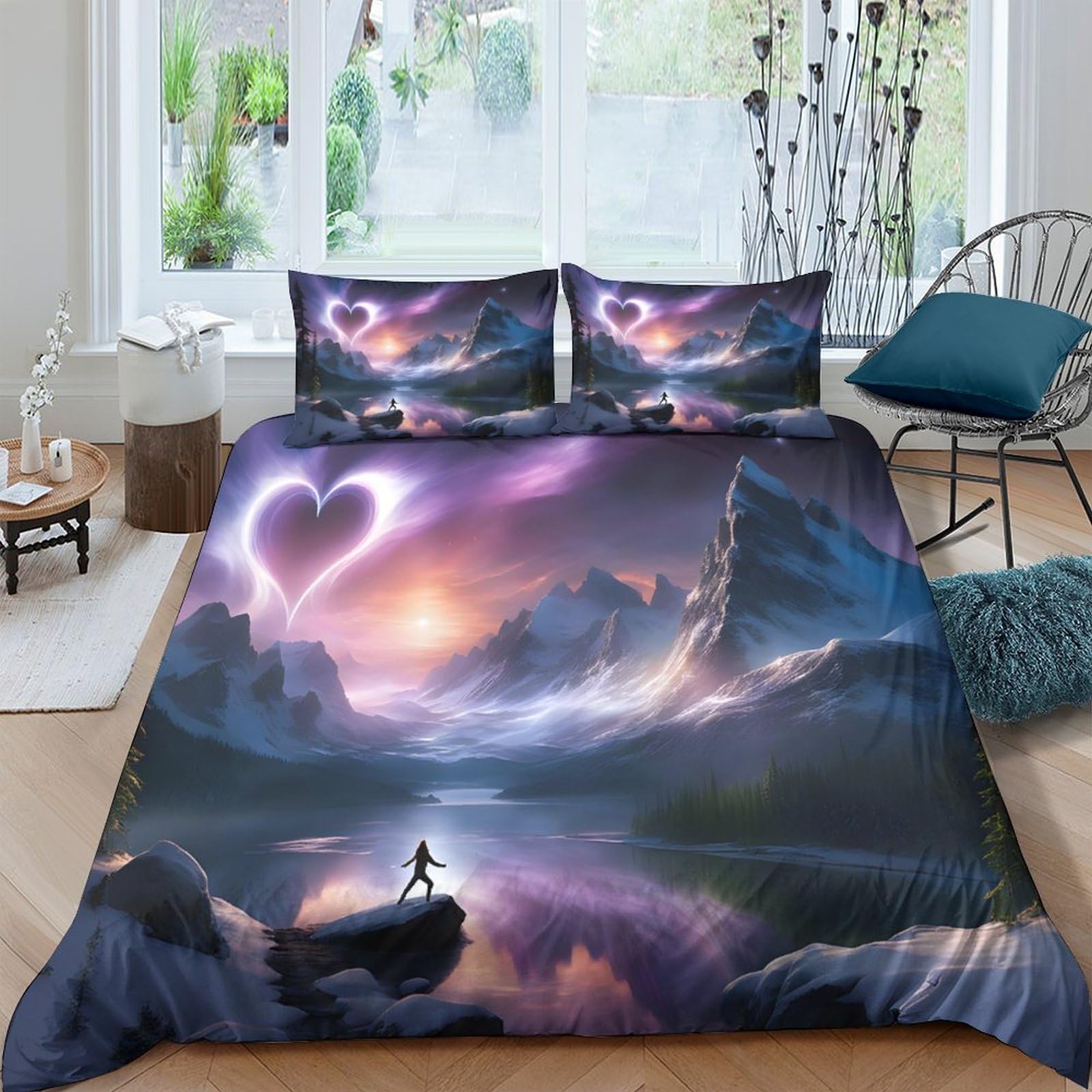 Housse de couette respirante Amour Aurora finie la chaleur nocturne