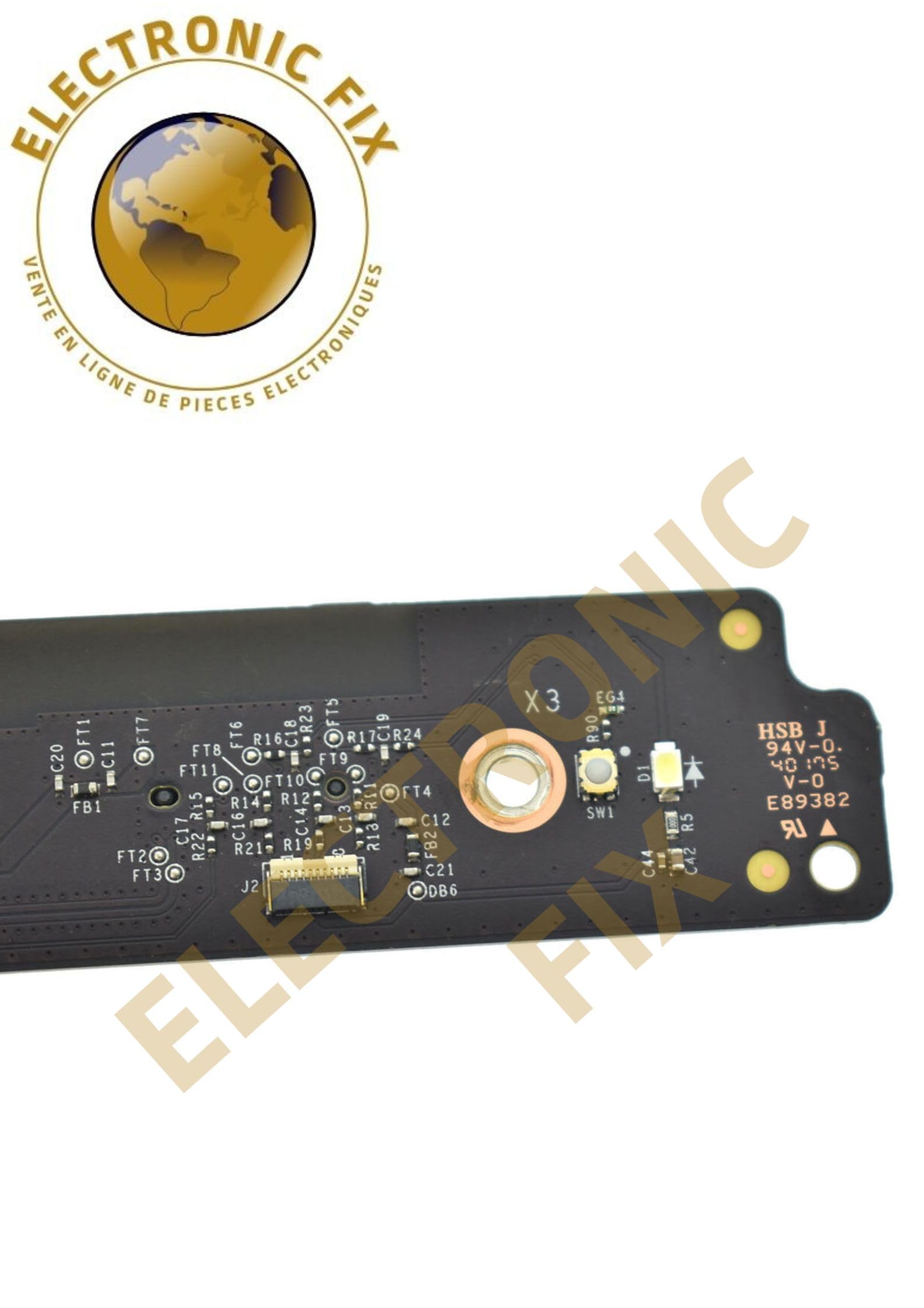 ELECTRONICFIX Carte d'alimentation marche/arrêt mise sous tension de remplacement pour Xbox One X