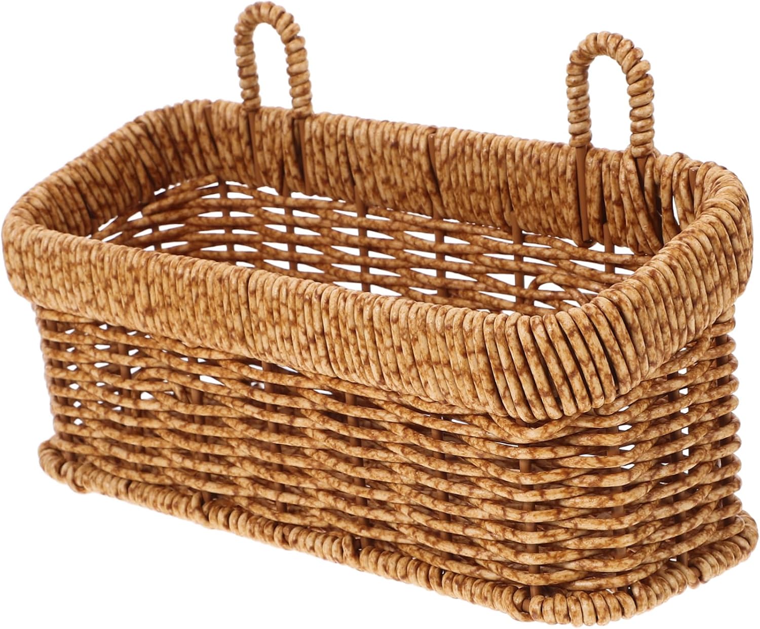 Cabilock 3pcs Onion Garlic Storage Basket Woven Wall Hanging Basket for Kitchen Versatile for Fruits Vegetables and Floral Display Easy to Install Rustic Decor