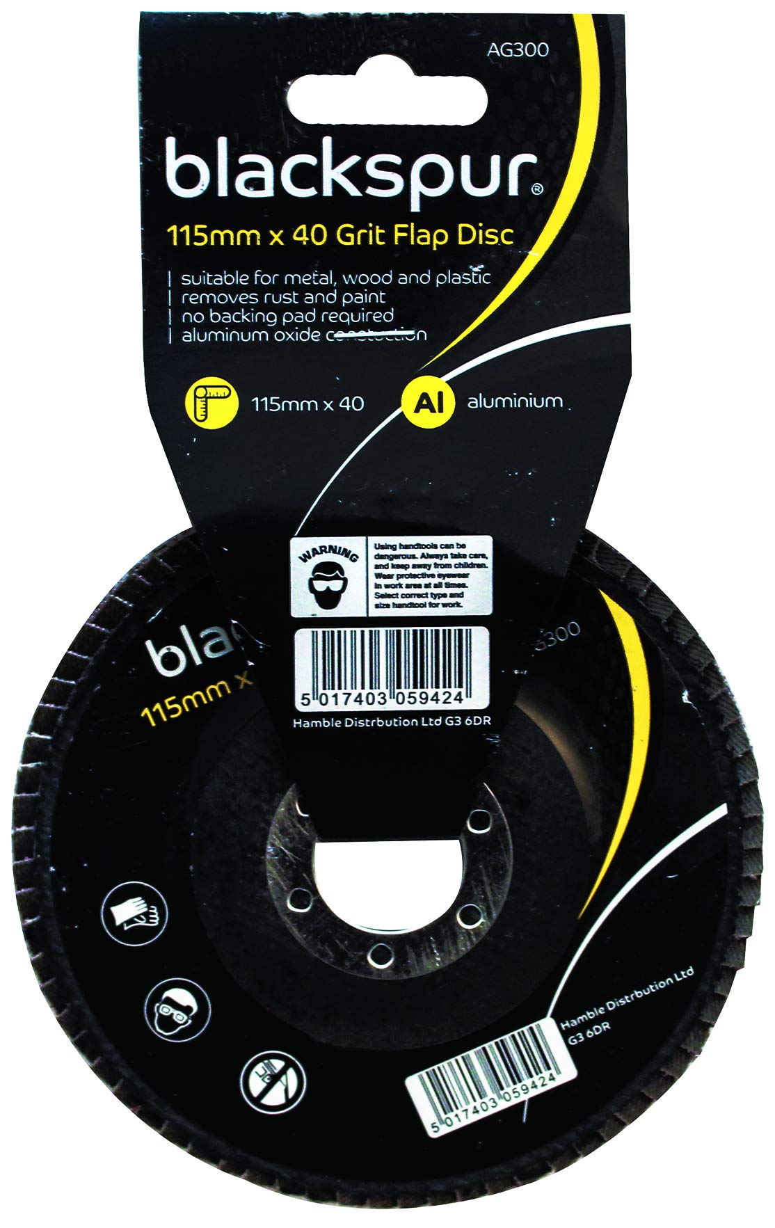 Blackspur BB-AG300 Grit Flap Disc