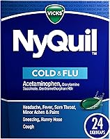 Vista 7 de Alivio nocturno de la gripe, resfríos y tos Vicks NyQuil, NA, 1, 1