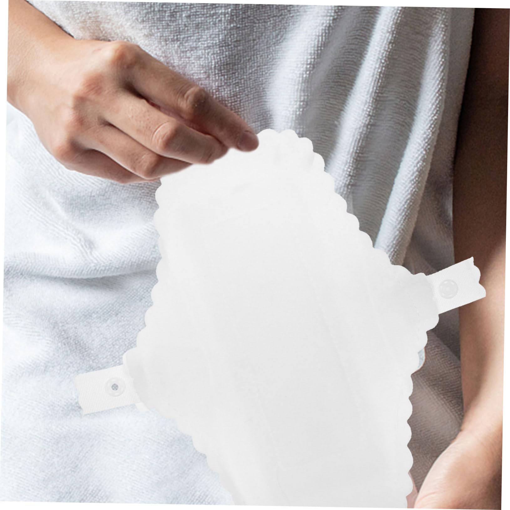 GLEAVI 30 Stk Waschbares Menstruationstuch unterhosen atmungsaktiv Damenbinde Wattepad Beschichtung Fräulein Höschen wasserdichtes Baumwolltuch Weiß