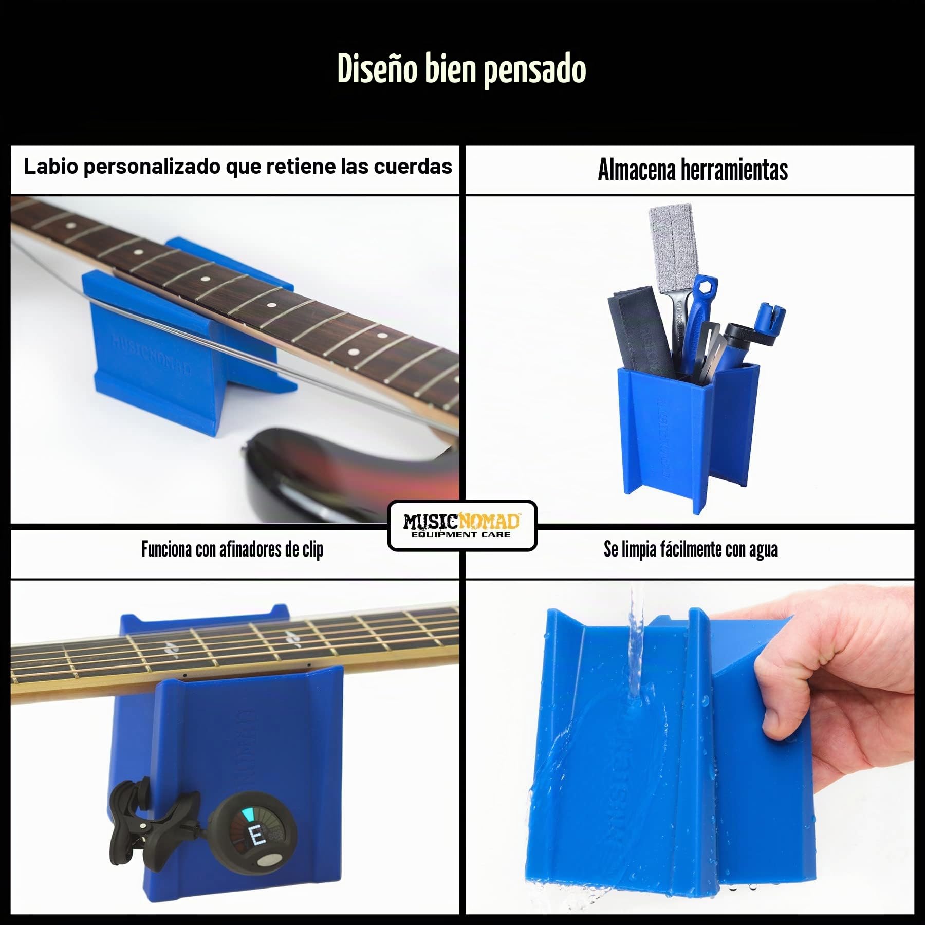 Music Nomad MN207 - Alfombrilla de trabajo y soporte para cubo