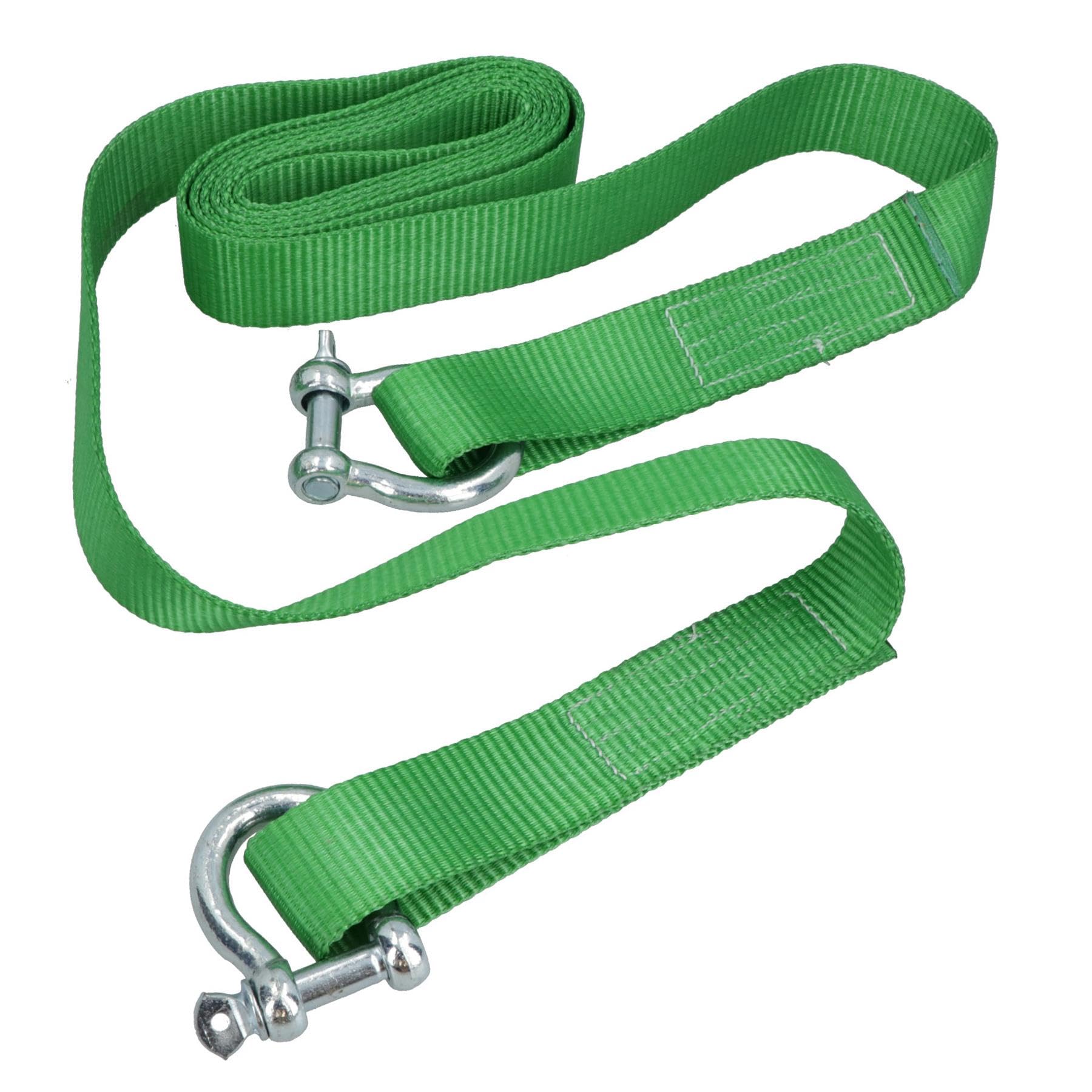 AB Tools Sznurki holowników/przejęcie drogi z dwoma manillami 4 m 8 t SM009