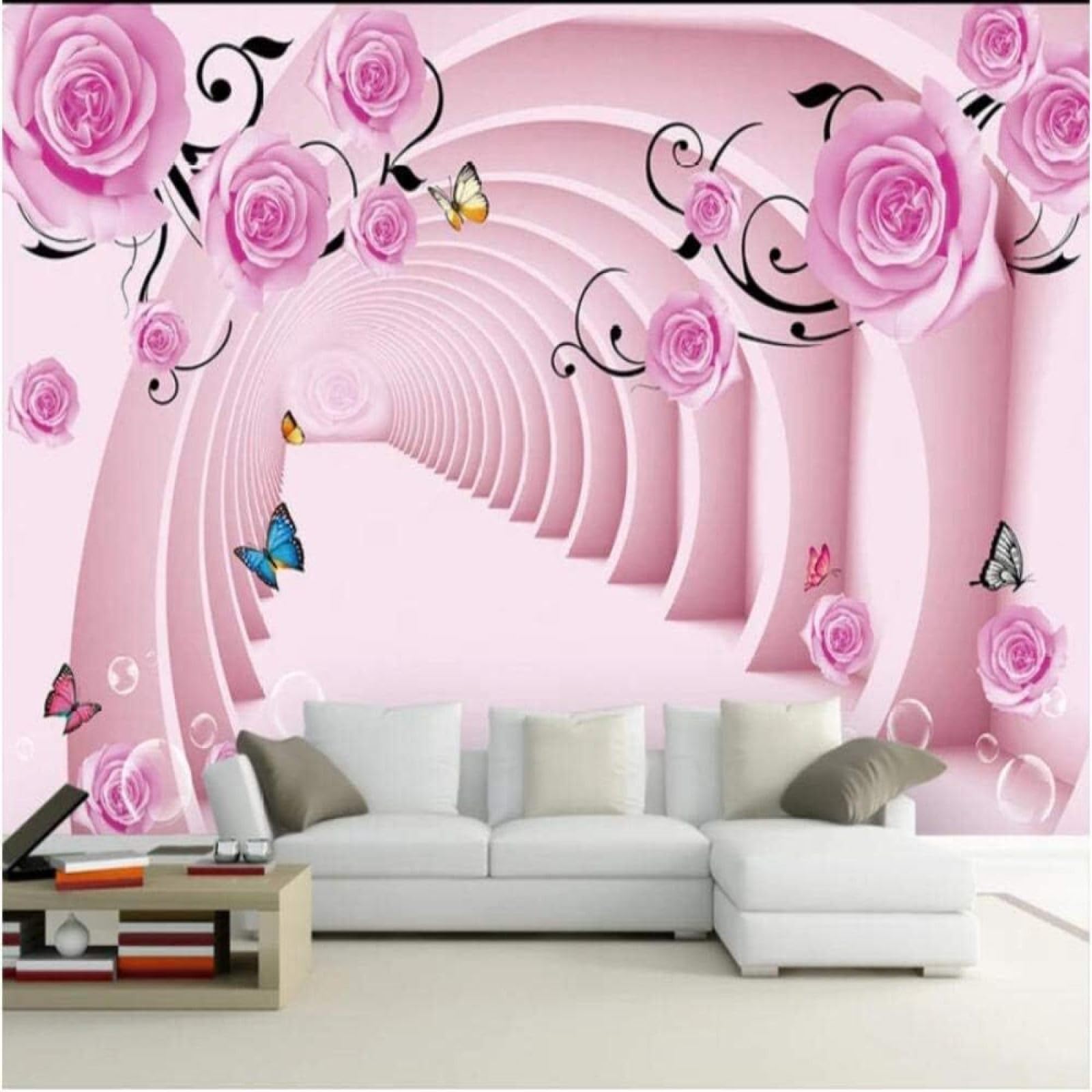 Rosas mariposas y el arte de la textura seda para transformar el dormitorio en un santuario