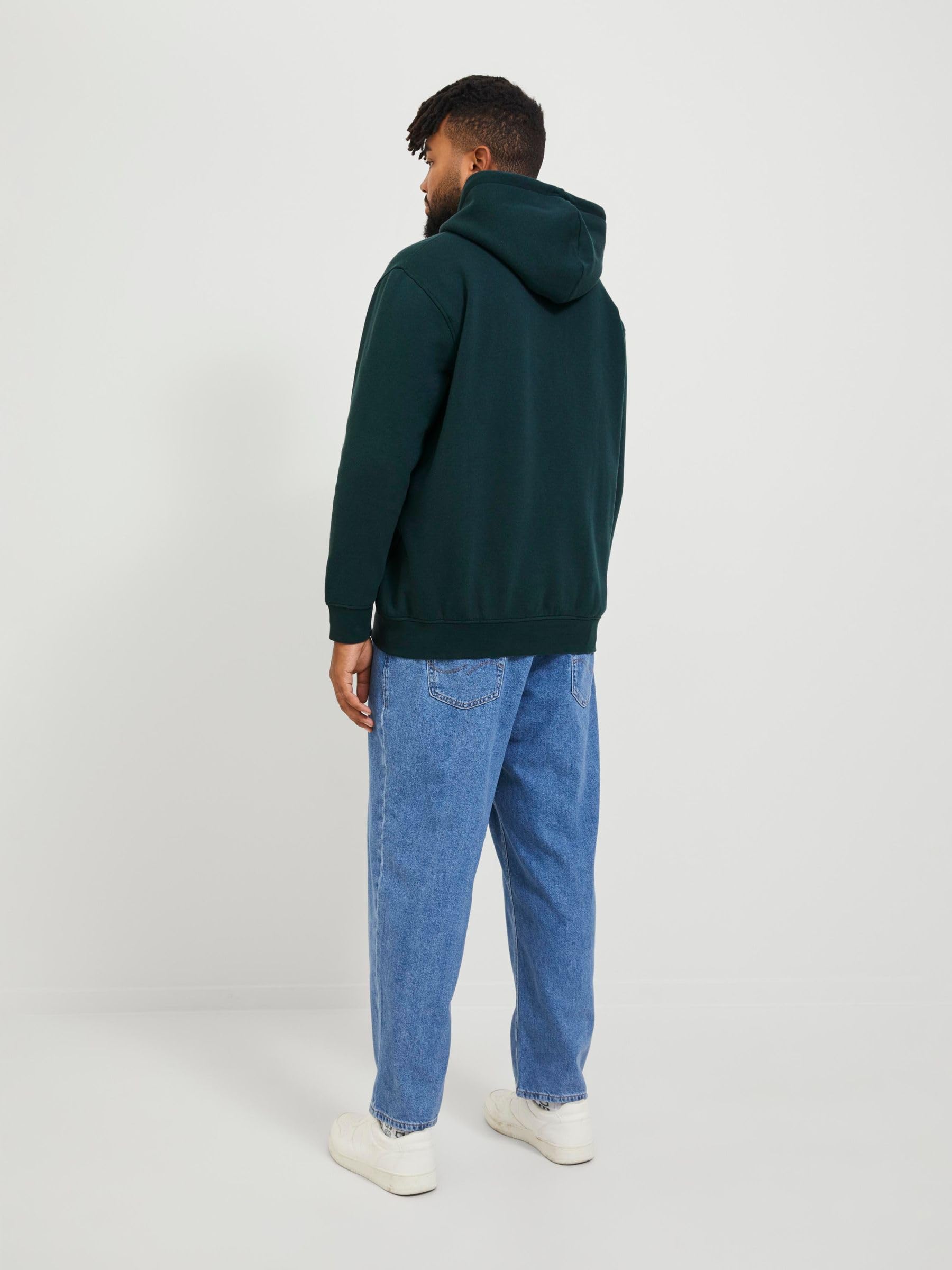 JACK & JONES Jorvesterbro Sudadera con Cremallera Noos Pls Sudadera con Capucha Hombre