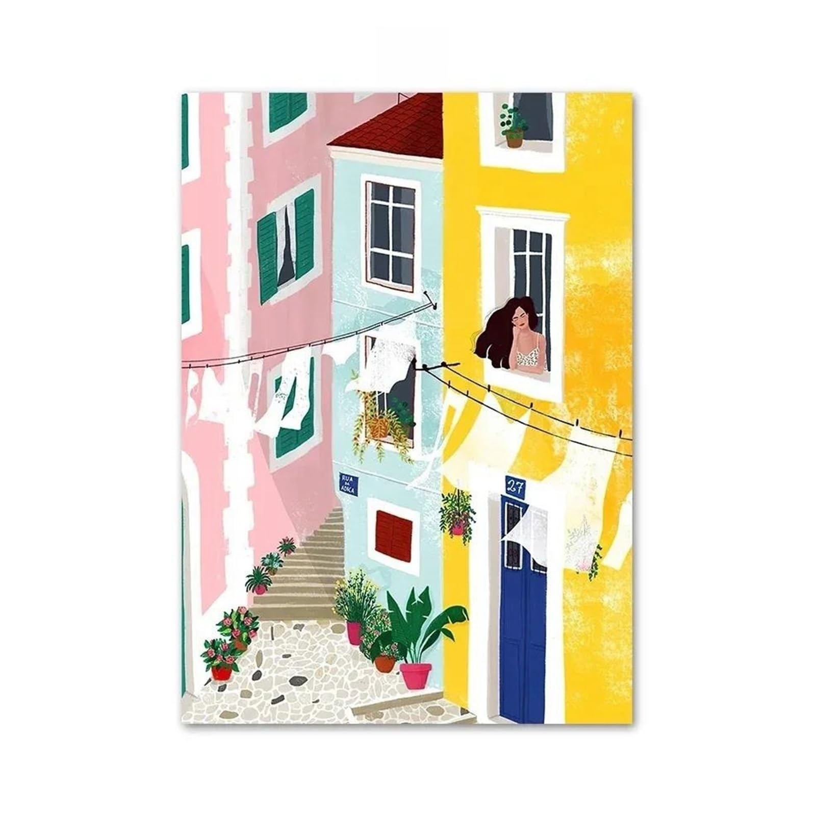 Affiche murale nordique de qualité premium avec impression HD sur toile durable