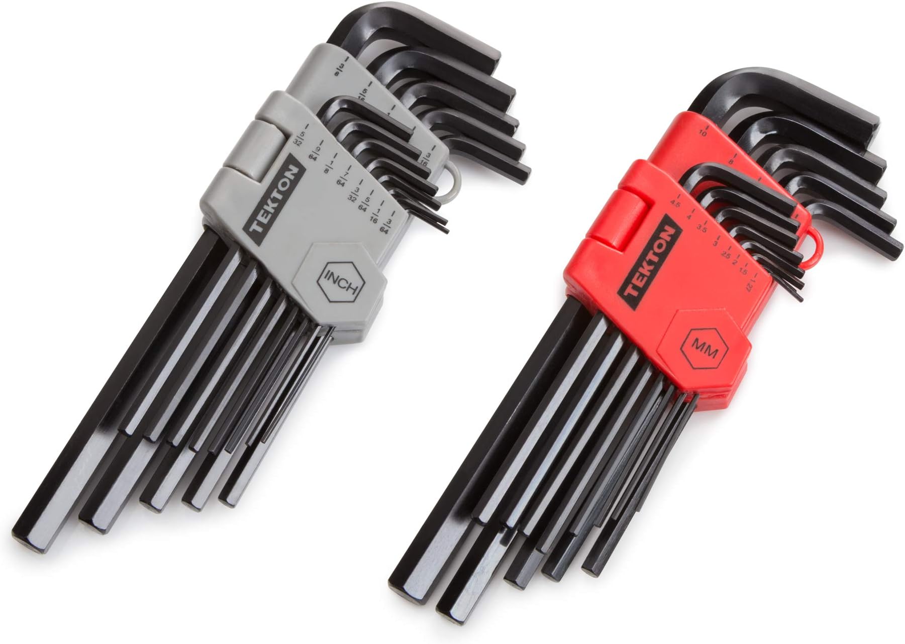 TEKTON Hex Key Wrench Set, 26-Piece (3/64-3/8 in, 1.27-10 mm) | 25252