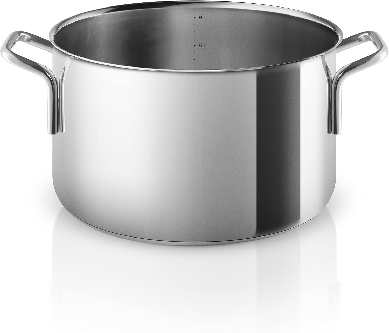 Eva Trio Pot 6.5 l steel line 90% recycled stainless steel