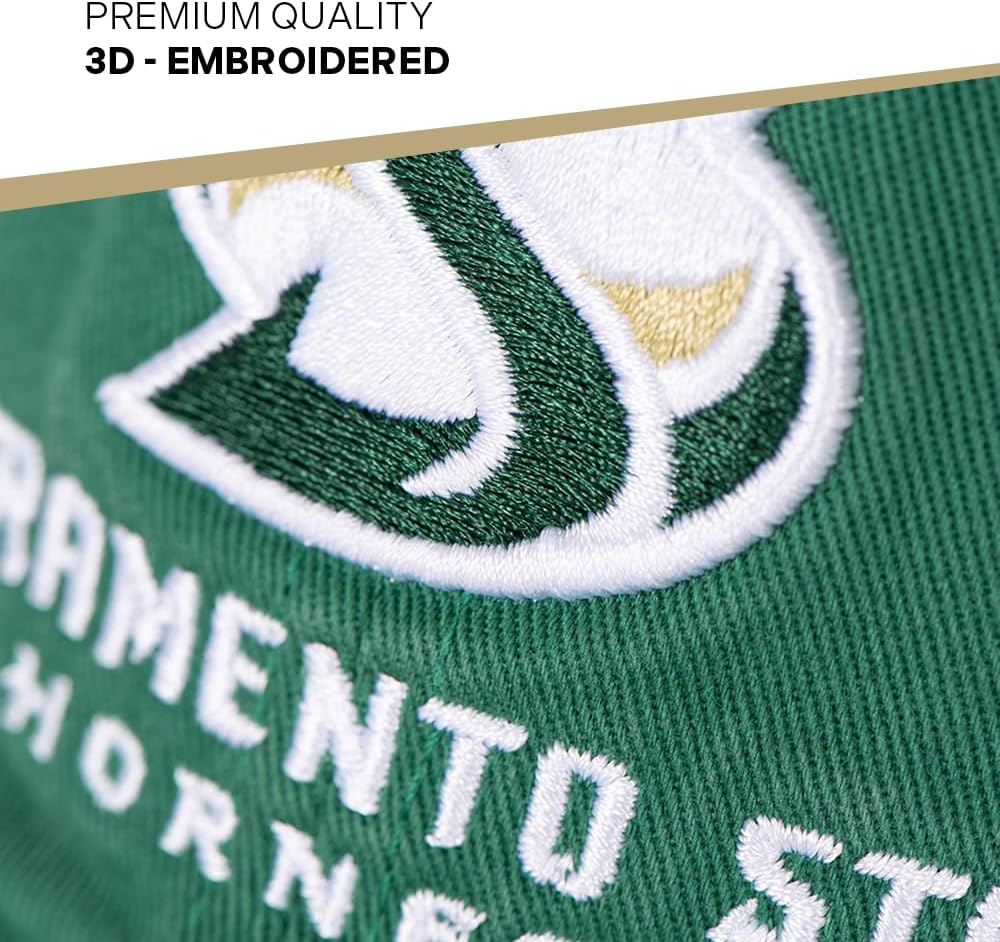 Desert Cactus Sacramento State University Baseball Hat California Hornet Brimmed Embroidered Cap Adjustable Cloth Strap Adult
