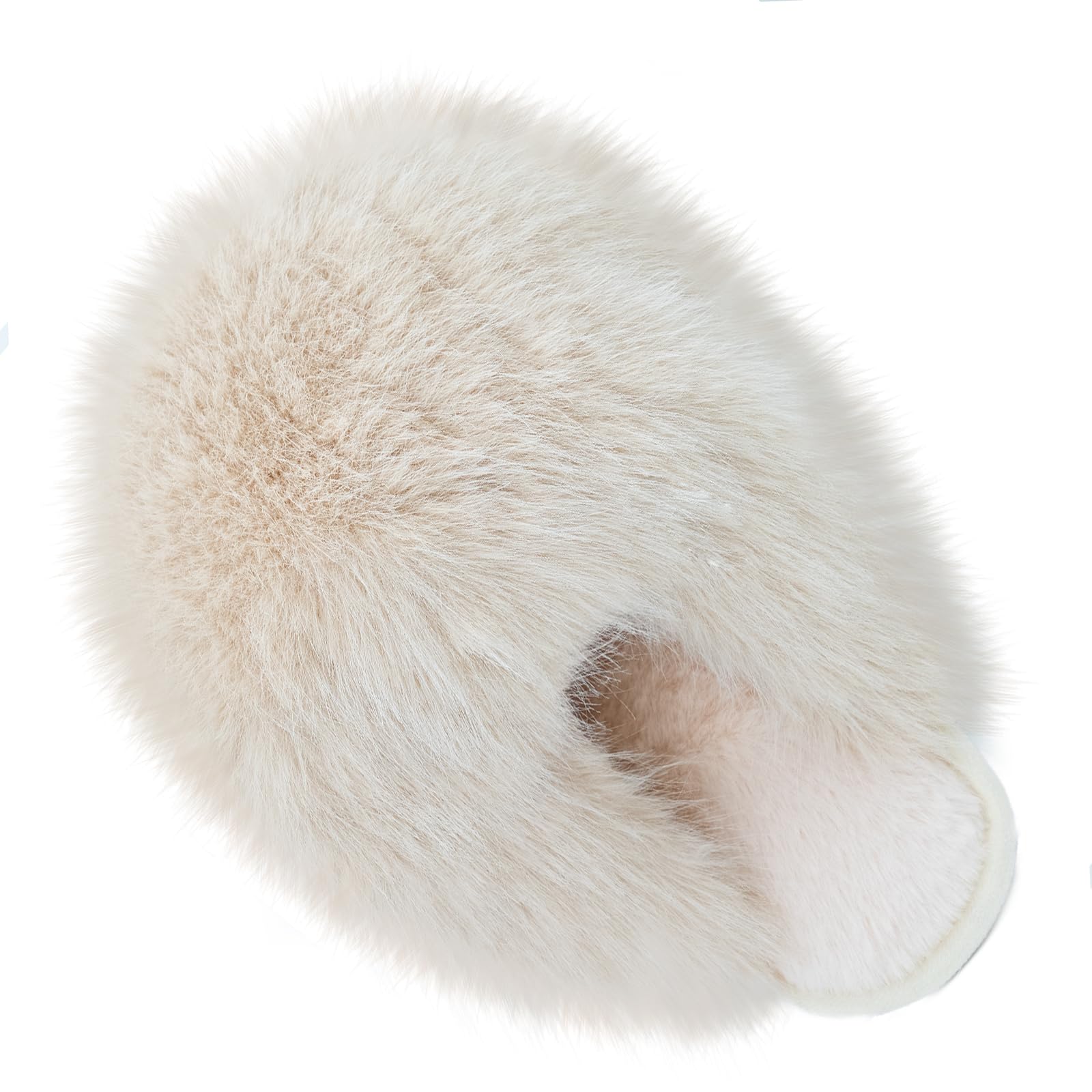 ISZPLUSH Womens Fluffy Slipper Cozy Leopard Oversized Faux Fur Flat Non Slip Rubber Sole Warm Home Fairy House