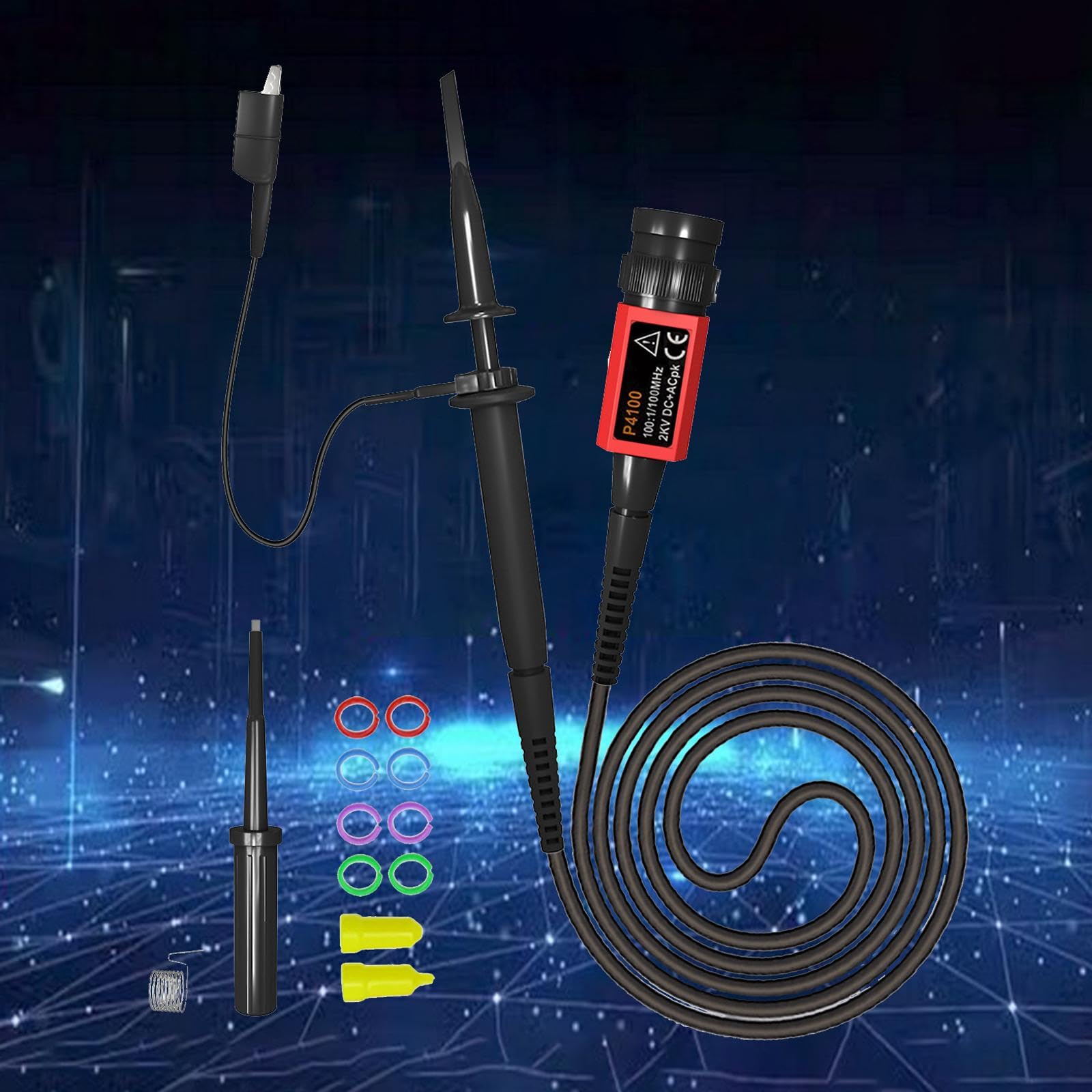 SAZ DEKOR P4100 High Voltage Oscilloscope Probe 100:1 Test for Measurement - Image 8 thumbnail