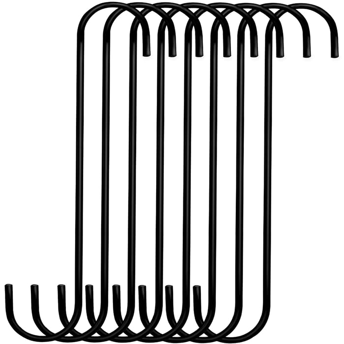 Buy DINGEE 8 Pack Extra Large 10 inch S Hooks for Hanging,S Shaped Hook