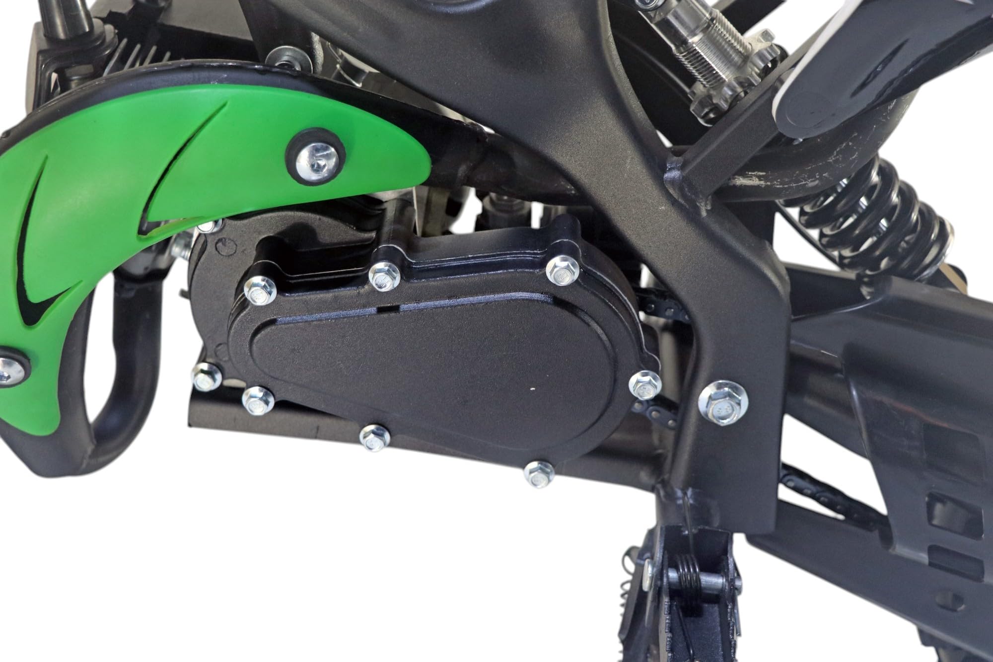 KXD 701A/706A/708A/705A 49cc 2Takt 4Takt Dirt Cross Pocket Enduro Dirtbike Motocrossbike Motocross Motorrad Cross 49ccm Vorderrad Motor Pocketbike (Grün, KXD 701 49ccm 2Takt)