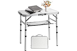 Adjustable Folding Table for Indoor and Outdoor Use