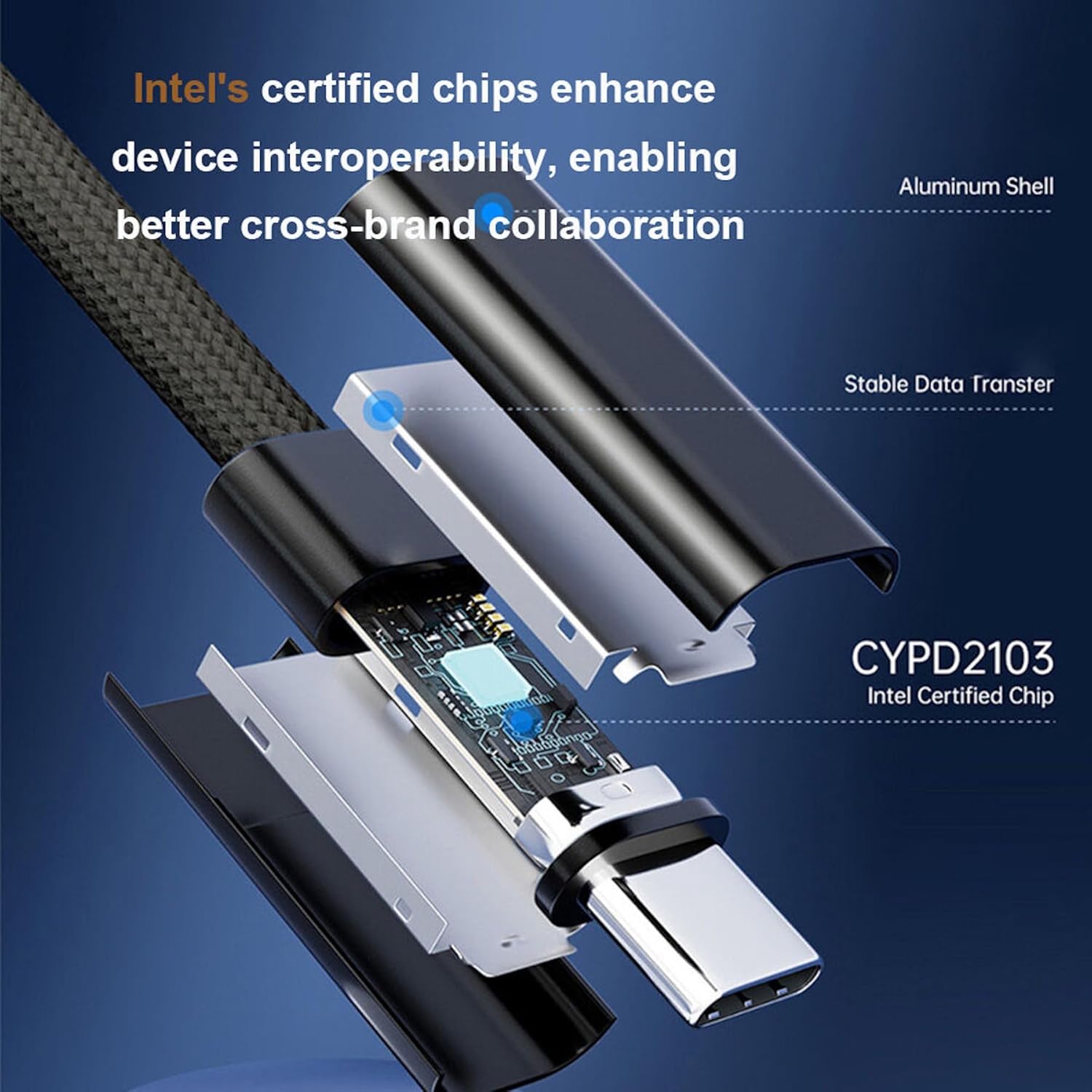 USB C Thunderbolt 5 Cable Compatible with Apple Thunderbolt 4 Cord for MacBook, iPhone 17 16 18, Lenovo, HP, SSD, Monitor, Data Transfer, Fast Charging, Monitor, Docking Station, Hub, Video Display