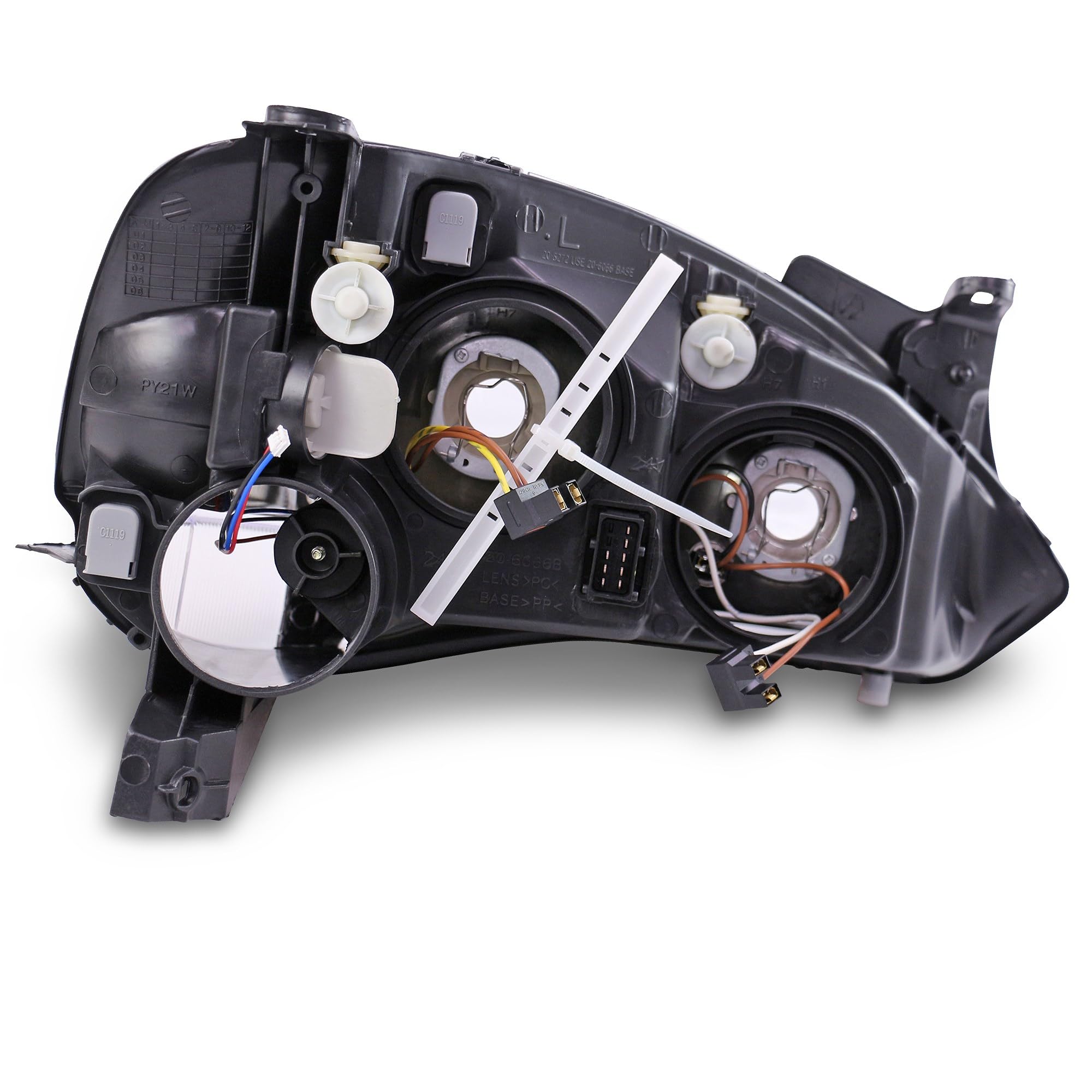 dapa 206066252 Faro Izquierdo | Compatible con: Opel Combo Kasten/Grand Sedan, Combo Tour, Corsa C, Corsa C Kasten/Hatchback