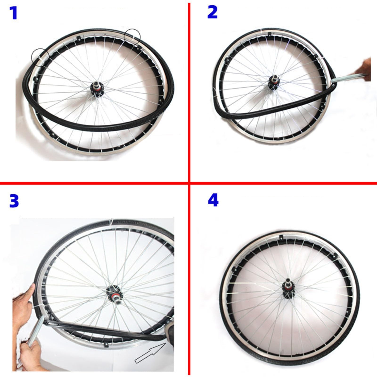 Neumático Exterior Sólido For Ruedas De Scooter De Movilidad