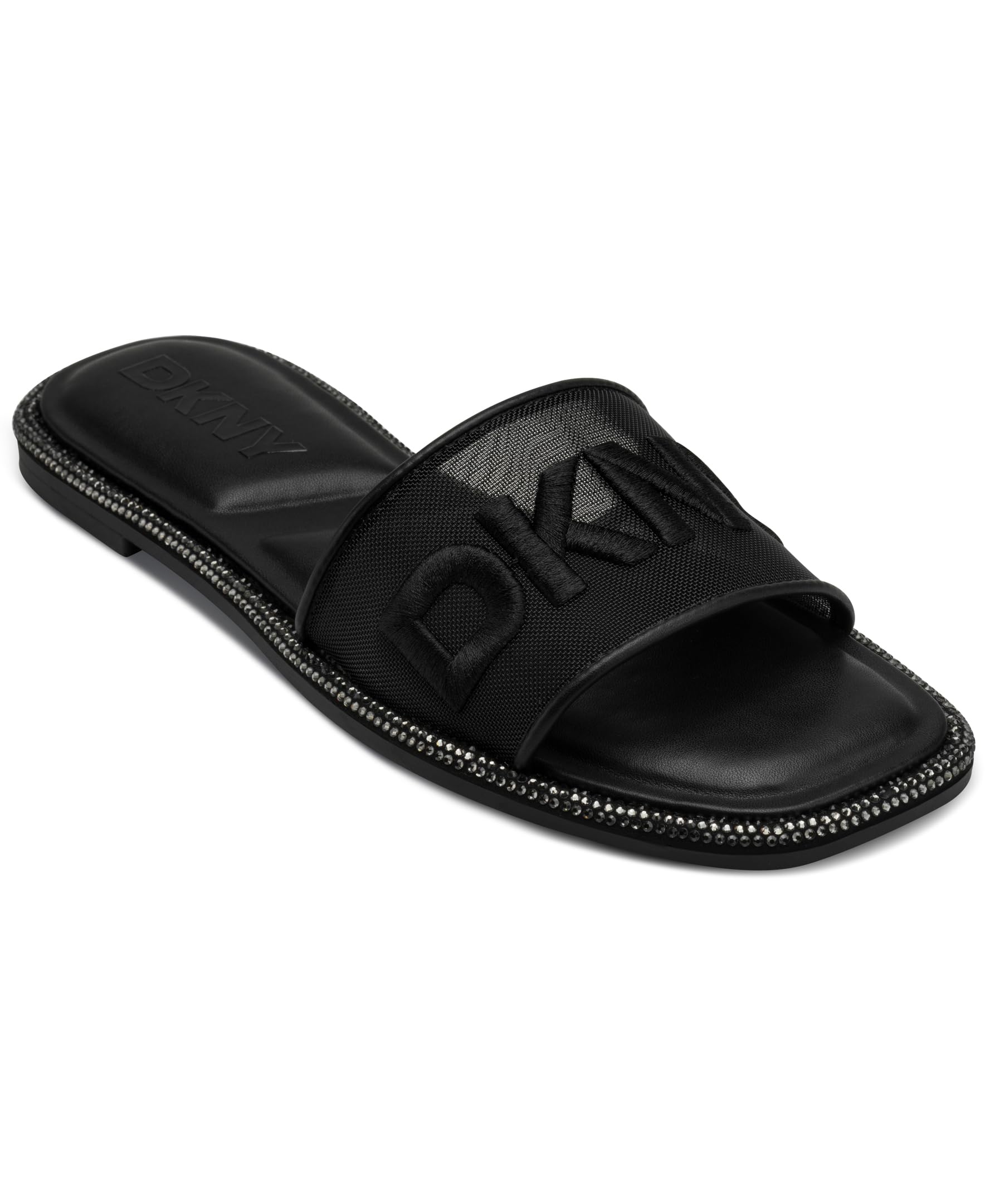 

                                                    DKNY Women's Footwear Badin Logo - Flat Slip On,Bl
