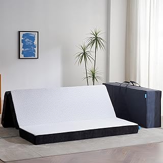 Odorless Foldable King Size Mattress with Bag