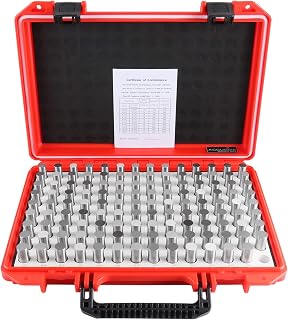 Accusize Industrial Tools 0.501'' to 0.625'' Minus Class Zz Pin Gauge Set, 125 Pcs/Set, 2'' Overall Length, M3(-)