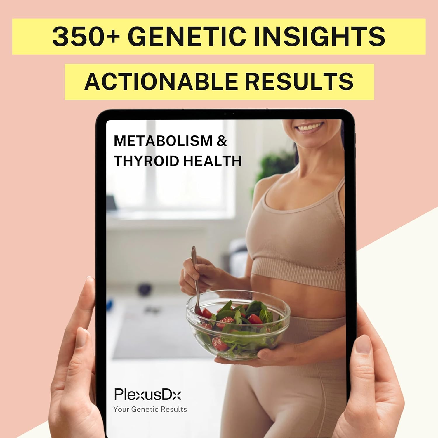 Metabolism & Thyroid Health DNA Genetic Test (350+ Insights, 4 Reports) + Methylation Panel Blood Test (Homocysteine, Folate B9, Vitamin B12) – At-Home Cheek Swab + Blood Kit