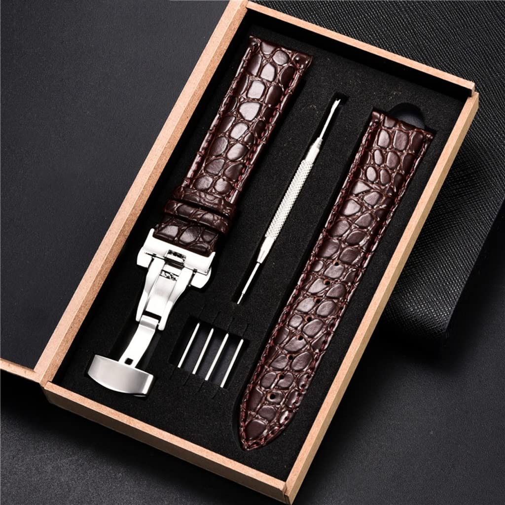 Bracelet de montre en cuir véritable de qualité supérieure - 5
