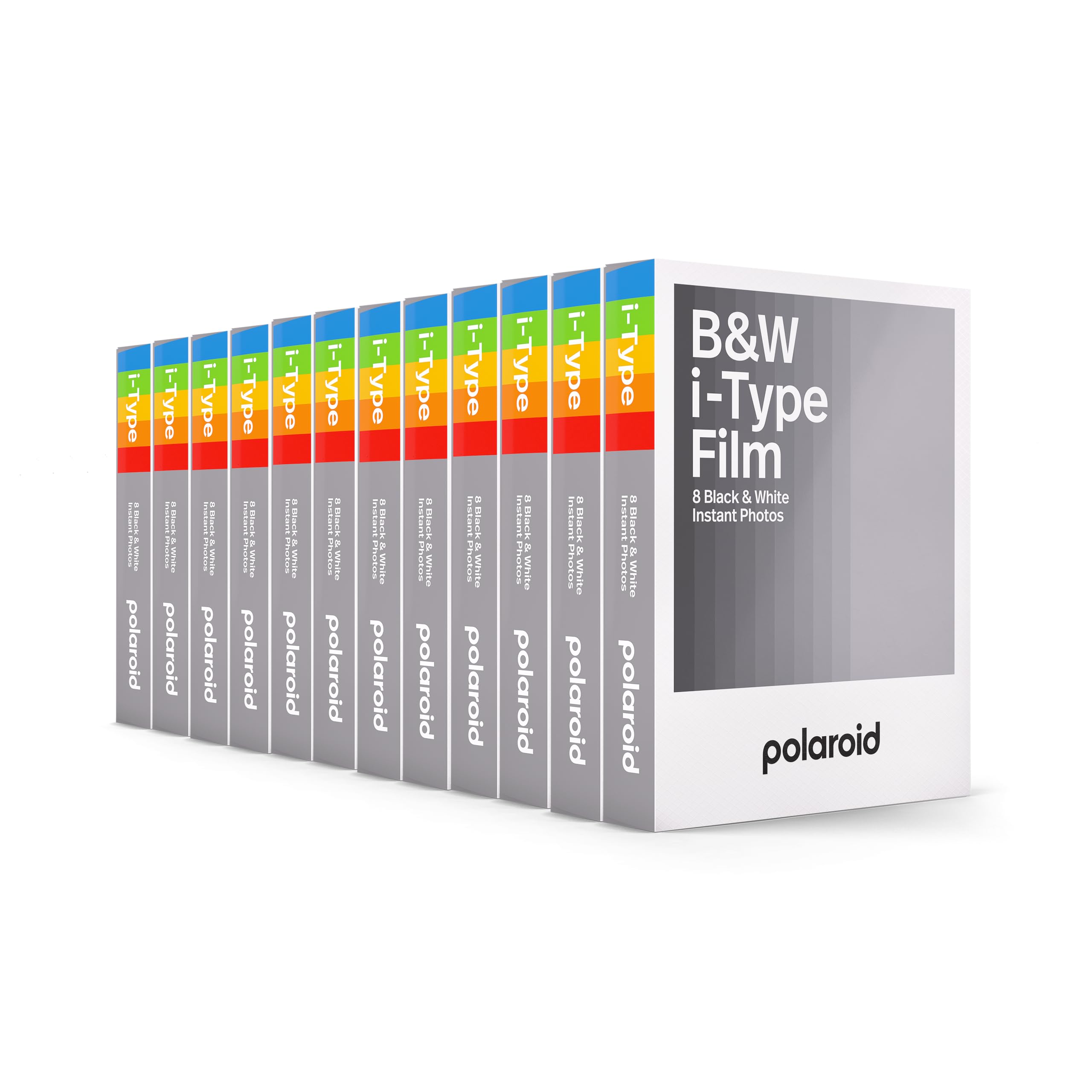 Polaroid B&W Film for I-Type 12 Pack, 96 Photos (6090)