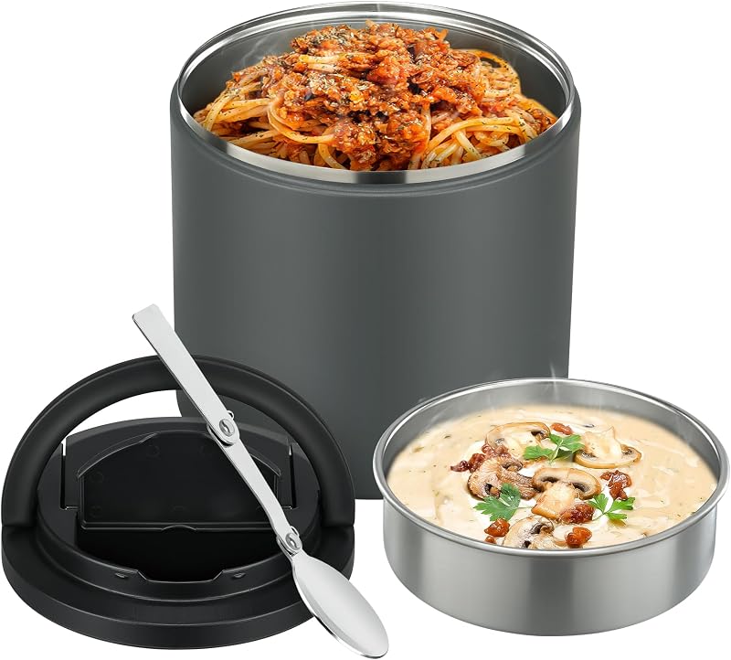 40 oz Insulated Food Jar for Hot Food, Stainless Steel Lunch Container