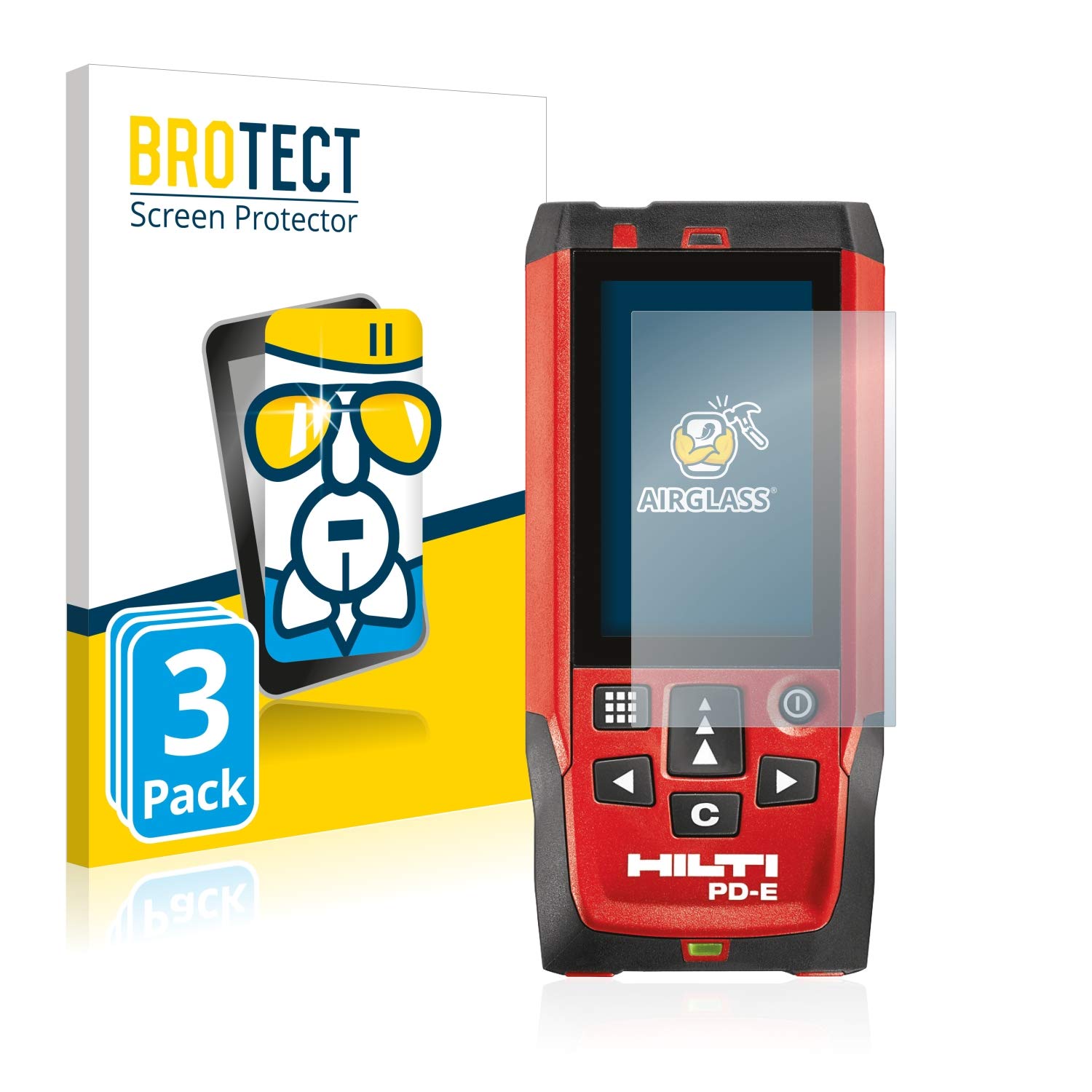 brotect Pellicola Protettiva Vetro per Hilti PD-E Protezione