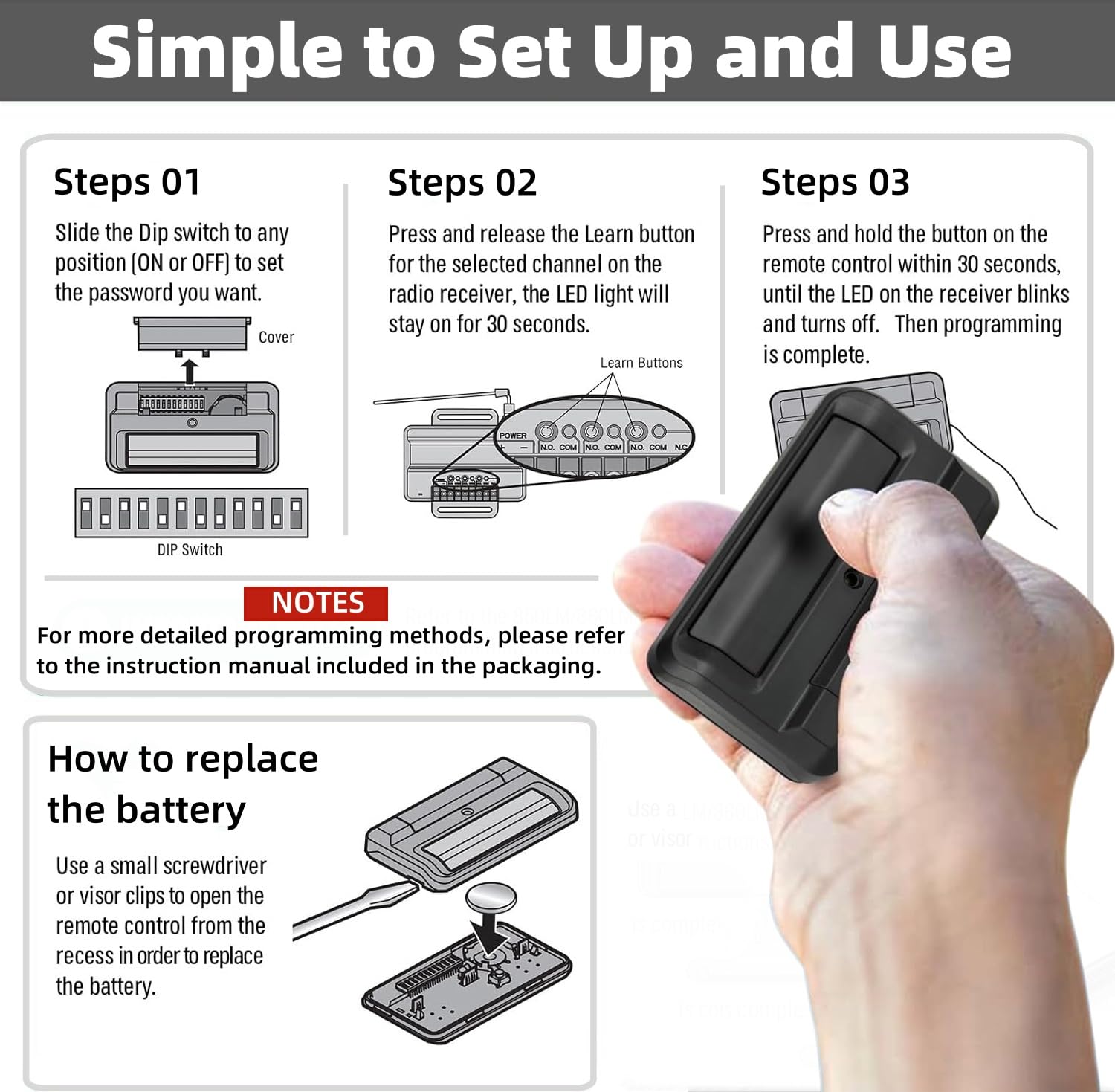 Liftmaster Remote Light Stays On