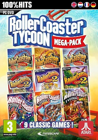Mindscape Rollercoaster Tycoon 9 Mega Pack (Pc Dvd)