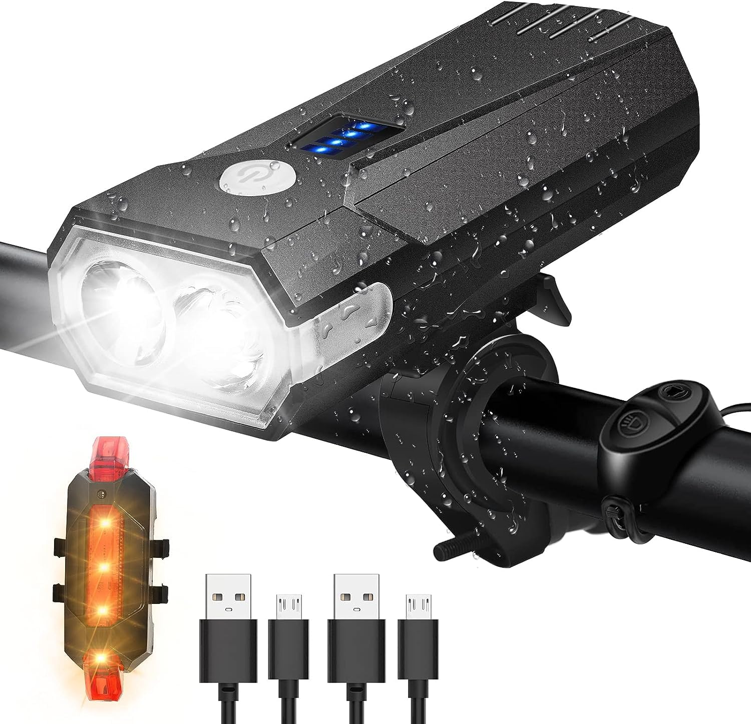 See full amazon price history chart for Linist Bicycle Light Set USB Rechargeable, Super Bright 600 Lumens Front Headlight and Taillight, 4000mAh Battery with Loud Bicycle Bell, 5 Lighting Modes Flashlight Linist Bicycle Light Set USB Rechargeable, Super Bright 600 Lumens Front Headlight and Taillight, 4000mAh Battery with Loud Bicycle Bell, 5 Lighting Modes Flashlight (B0CF5ZF5B1) Amazon Price History, Amazon Price Tracker