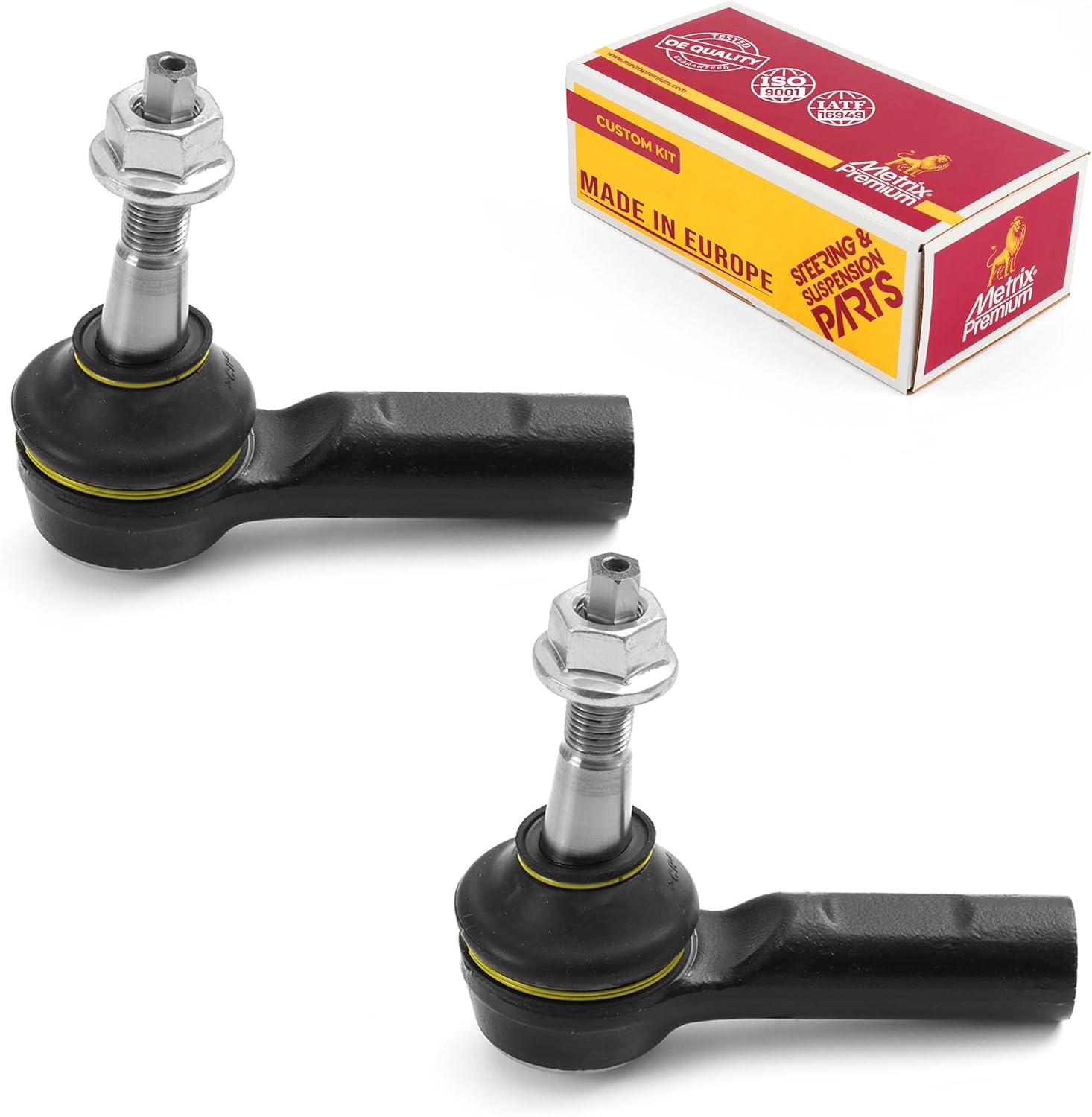 Metrix Premium Chassis Parts - 2 PC Front Outer Tie Rod End Kit Fits 2019-2022 Ram 1500 Classic, 2013-2018 Ram 1500, Replacement ES801123, Made in Europe