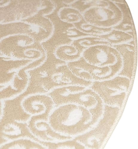 Miniatura 5 de Unique Loom Rushmore Collection - Alfombra de área (7 pies 1 pulgada x 10 pies, ovalada, beigemarfil)