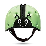 SafeheadBABY Soft Baby Head Protector Helmet for Crawling and Walking 7-24 Months - Ultra-Lightweight & Breathable Infant Safety Helmet That Grows with Your Baby (Head Circ. 40-52 cm) - Ladybird Green