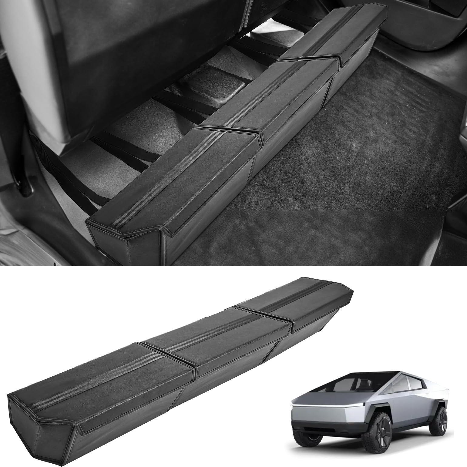 Boîte de rangement Cybertruck 2024 JOYTUTUS pliable pour sous siège