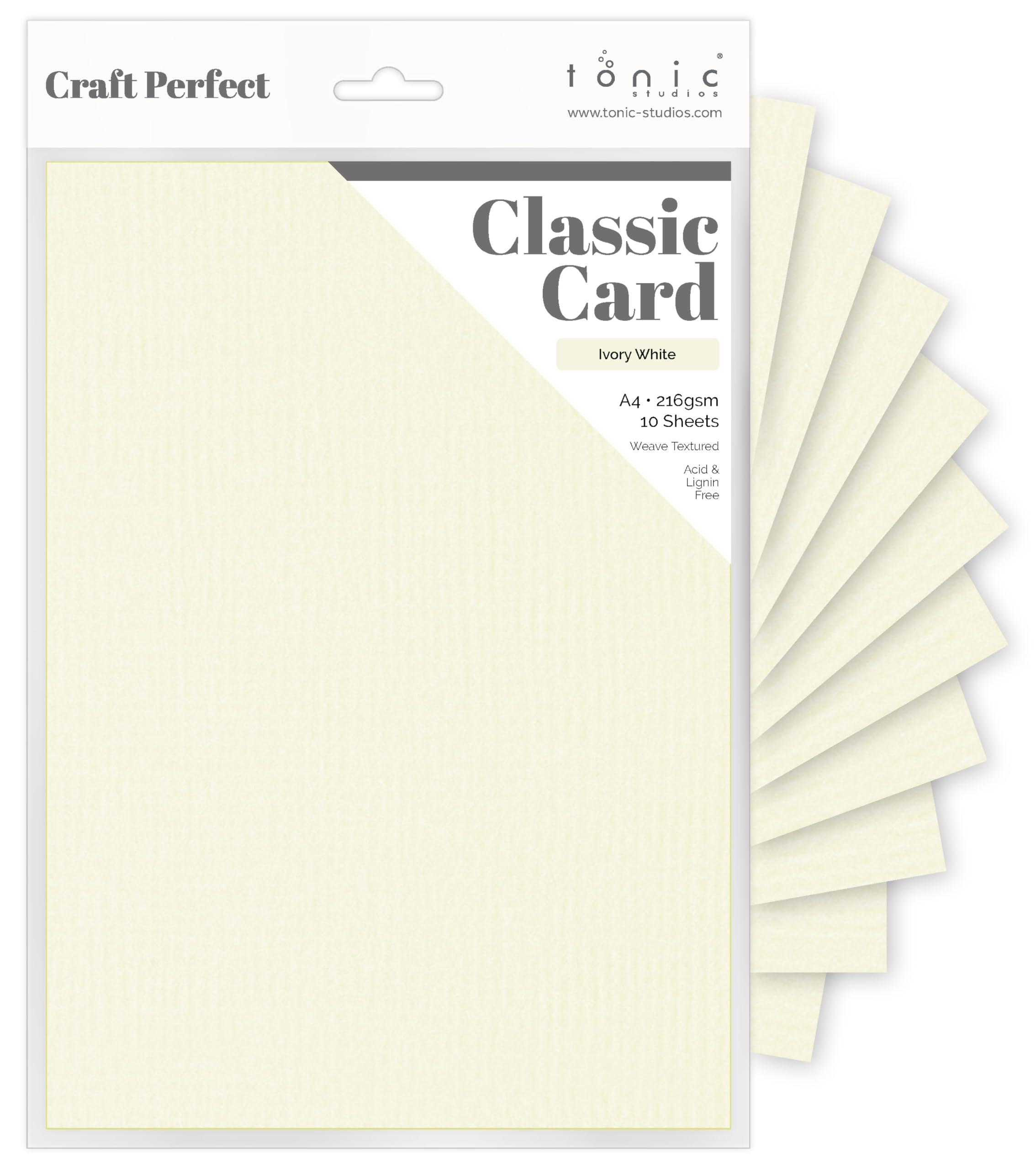 Craft Perfect Card A4, Ivory