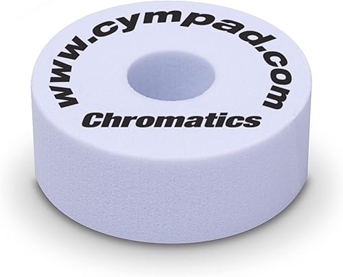 Miniatura 4 de Cympad Chromatics - Juego de almohadillas de espuma para platillos en blanco  Arandelas de espuma de memoria de alta densidad para mejorar el sonido