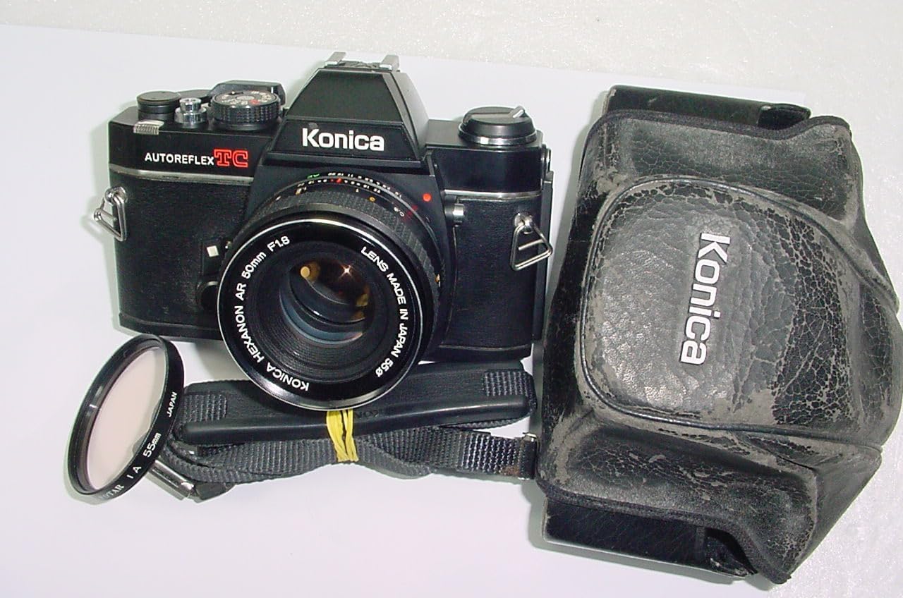 Konica AUTOREFLEX TC 35mm Film SLR Manual Camera with HEXANON 50mm F/1.
