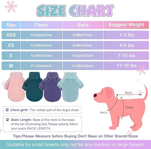 Dog Sweater Turtlenecks Dog Sweaters for Small Dogs — lifestyle photo