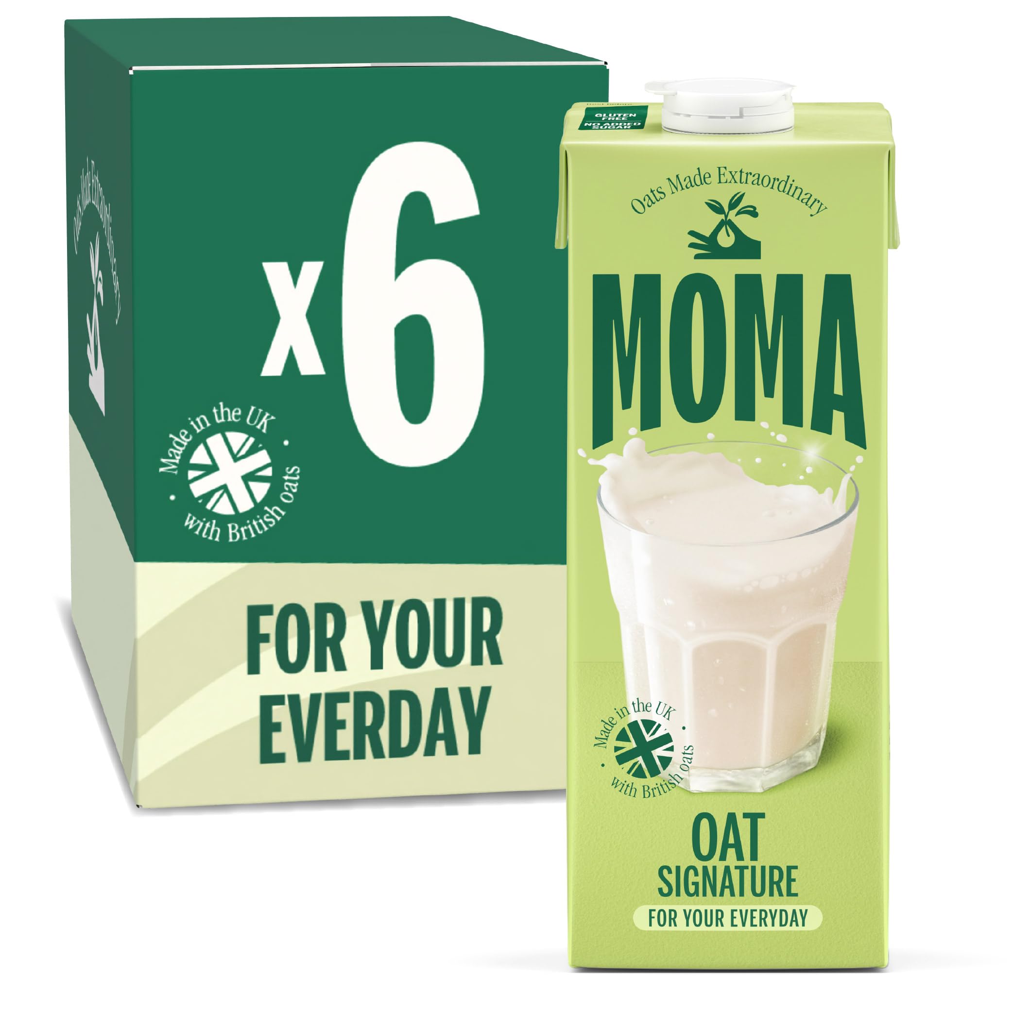 MOMA Signature Oat Drink • 6 x 1L • 0 Added Sugar • Vegan & Gluten Free