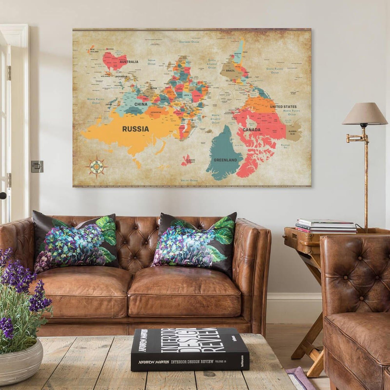 SHARANYA The World Upside Down Map Poster Globe Upsidedown Geography 71WKYMMZlpL 