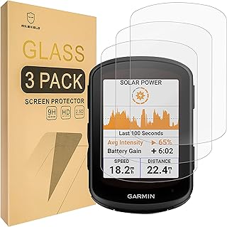 Mr.Shield [3-Pack] Screen Protector For GARMIN Edge 540 and GARMIN Edge 840/840 Solar [Tempered Glass] [Japan Glass with 9H Hardness] Screen Protector Foils with Lifetime Replacement