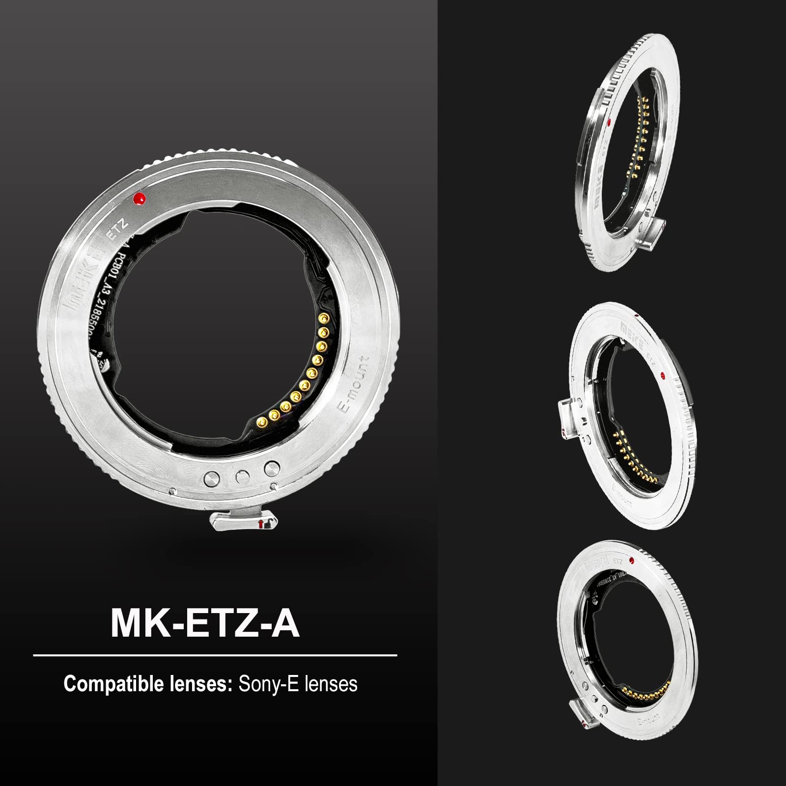 Amazon.com : Meike MK-ETZ Auto-Focus Mount Lens Adapter for Sony E