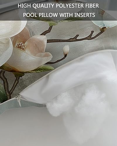 Miniatura 7 de Elegante almohada para silla de playa con diseño floral de tulipán para tumbona, diseño de flores blancas francesas campestres, fundas de almohada