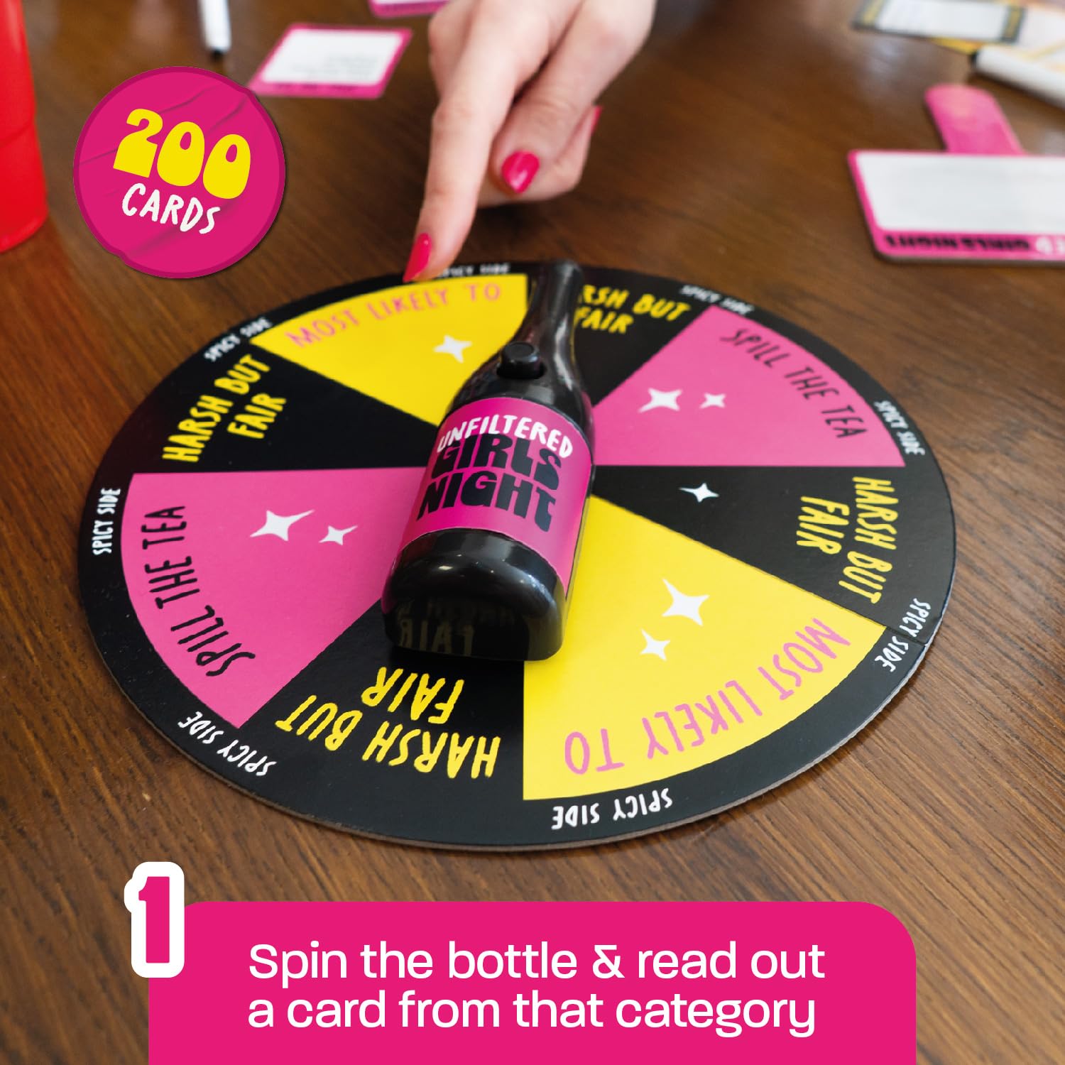 Lucky Egg Unfiltered Girls Night Games, Hilarious Galentines Day Games with 200 Outrageous Scenario Cards - Image 4