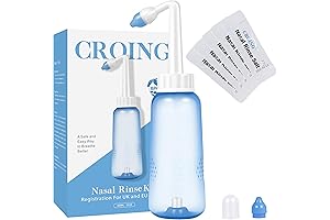 Sinus Rinse Kit with Nose Washer Relief